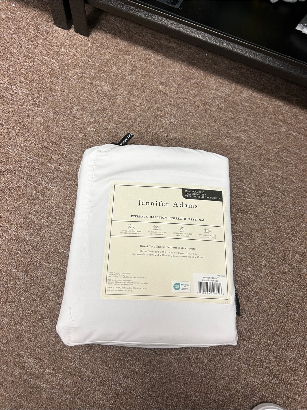 Eternal Collection White Duvet Cover